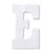9" White MDF Whimsy Letter by Make Market®